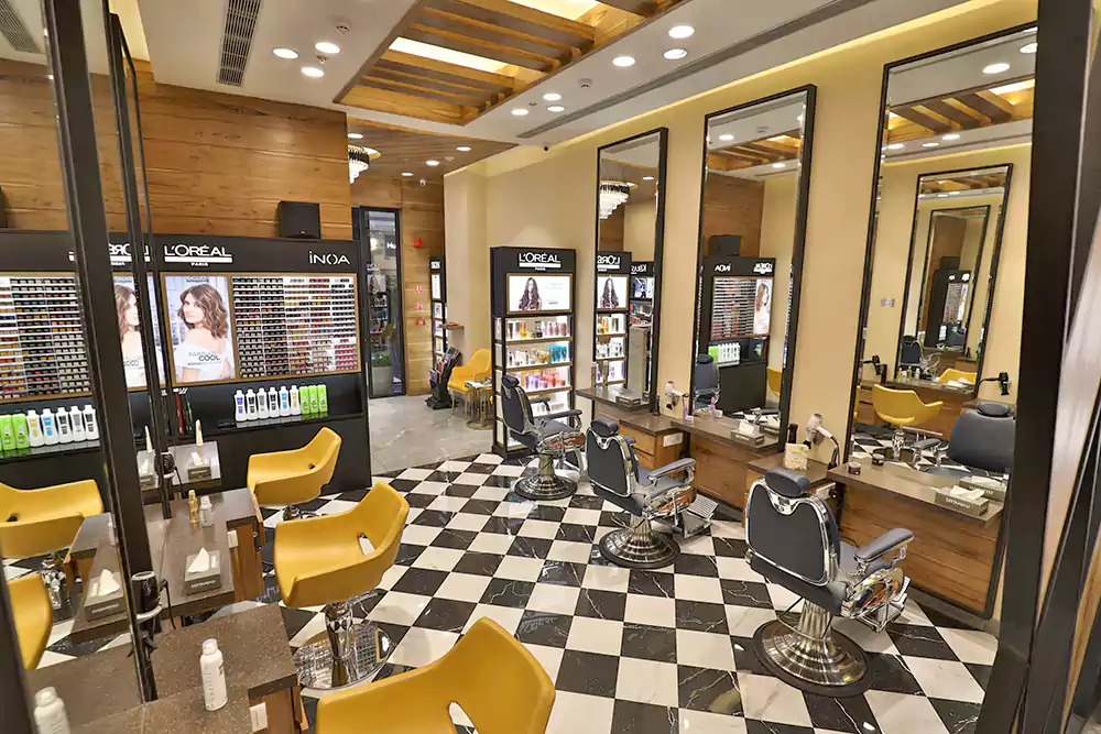 salon interior design ideas in Agra