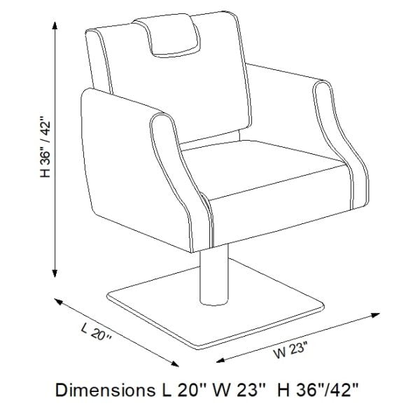 Line art of Lotto chair by Marc