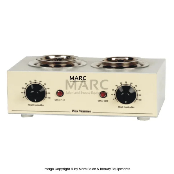 Wax Heater Double Bowl